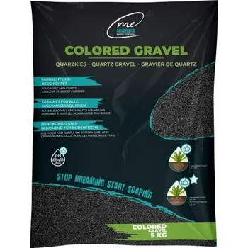 ME Aquaristic Obsidian Black 1-2mm 5kg - černý akvarijní písek