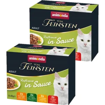Krmivo pro kočku ANIMONDA Raffinesse Adult 16x85g mix chutí