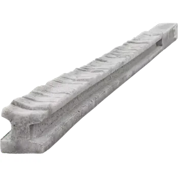 Plotový sloupek Betonový sloupek průběžný na 2,0 m plot (275 cm) vzorovaný