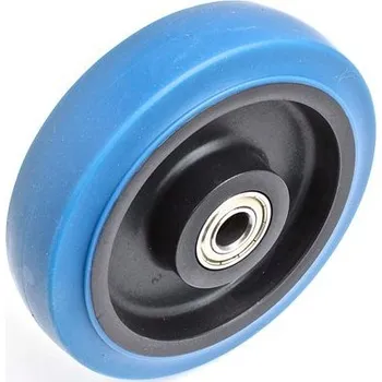 Kolo pro vozíky 125 x 30 mm, s ložisky a osou, nosnost 100 kg - ASTA