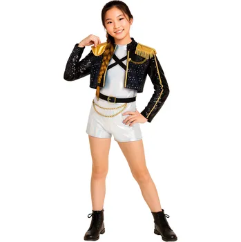 Karnevalový kostým Guirca Dívčí kostým KPOP - "Golden" HUNTR/X Velikost - děti: L: 129-137 cm