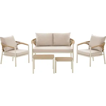 Zahrada House Nordic Zahradní set pohovky, křesel a stolku ABELA 7701014