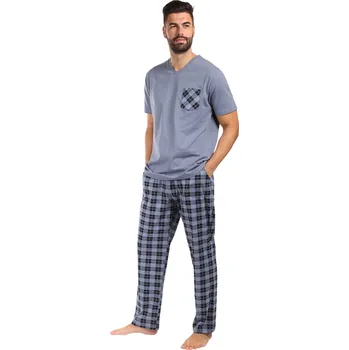 Pánské pyžamo Pánské pyžamo Nedeto vícebarevné (1NADV5) 4XL Možnost vrácení zboží ZDARMA do 120 dnů!
