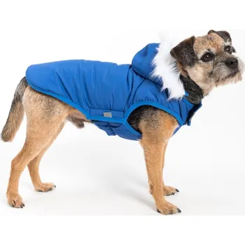 Obleček pro psa Obleček-Vesta zateplená Pastel LUX, tmavě modrá 36 cm