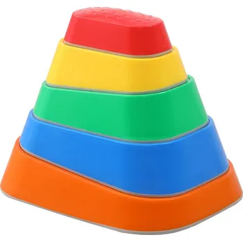 Balanční deska Merc sport Balanční kameny Řeka barevné sada- 5ks pro rozvoj motoriky