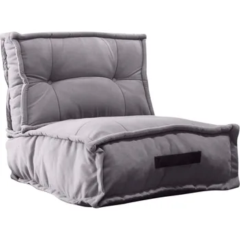 Sedací pytel Sedací vak ve tvaru křesla Omi šedý