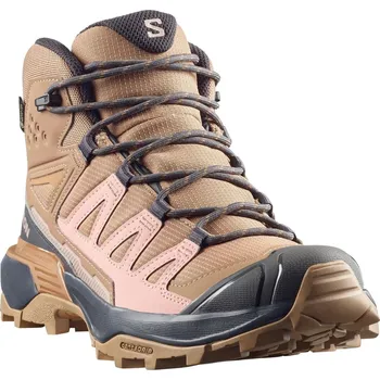 Dámská treková obuv Salomon X Ultra 360 Mid GTX W L49101400 - burro/shadow gray/pecan brown 41 1/3