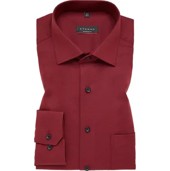 Pánská košile Košile Eterna Modern Fit "Struktur" růžová L_8183_55X169 velikost: 48, délka rukávu: prodloužený rukáv