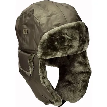 Čepice Ušanka pilotní MA1 olivová, Velikost: L