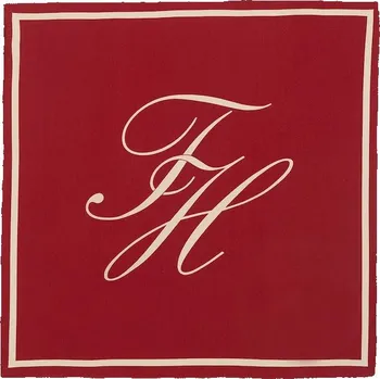 Hedvábný šátek Tommy Hilfiger AW0AW18223 červená 33X, vel. ONE SIZE
