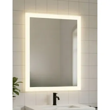 Zrcadlo Zrcadlo LED Lena s dotykovým spínačem | 60×80 cm | Teplá bílá 4000K | Vyrobeno v PL