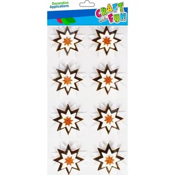 samolepka Tvoření s radostí Samolepky Vánoční 3D Hvězdičky