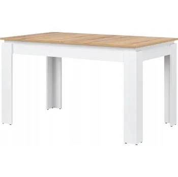 Jídelní stůl Rozkládací jídelní stůl BORROMEO, bílá/dub evoke