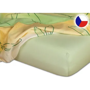 Jersey prostěradlo 160x220 EXCLUSIVE hráškové