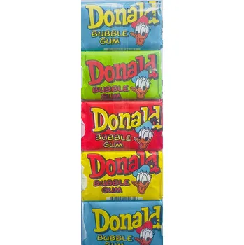 Cukrovinka Donald - Bubble gum 5pack - náhodný mix barev 22,5g cena za kartonové balení (Kartonové balení : 20 ks)