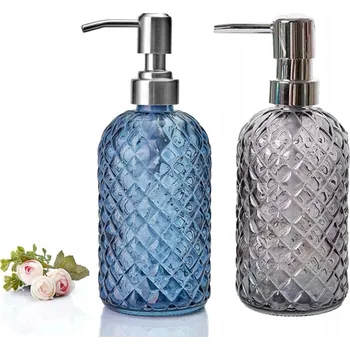 Obraz Skleněný Dávkovač Mýdla do Koupelny 350ml Sada 2 Ks 2