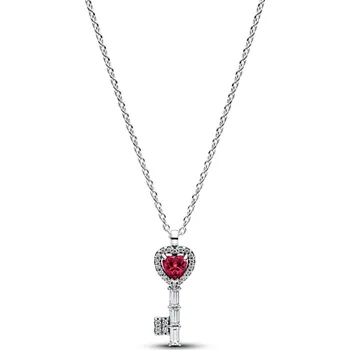 Náhrdelník PANDORA náhrdelník se srdcovým klíčem