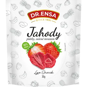 Sušená potravina DrEnsa Jahody lyofilizované 30g cena za kartonové balení (Kartonové balení : 8 ks)