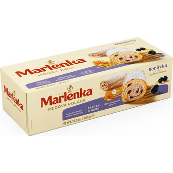 Trvanlivě pečivo Marlenka Medová roláda s borůvkami 300 g
