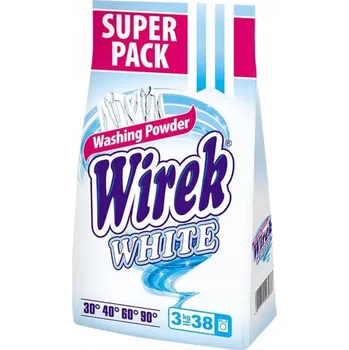 Prací prášek Prášek na bílé prádlo Wirek 3 kg 38 praní