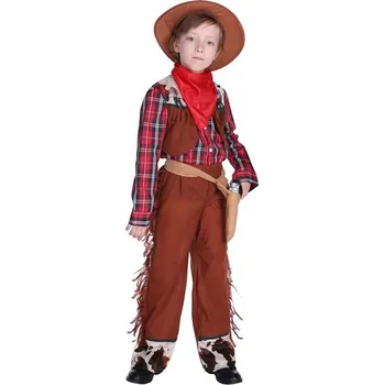 Karnevalový kostým Kostým kovboj, vel. S 100-110 cm