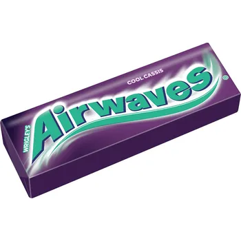 Žvýkačka AIRWAVES černý RYBÍZ dražé 14g cena za kartonové balení (Kartonové balení : 30 ks)