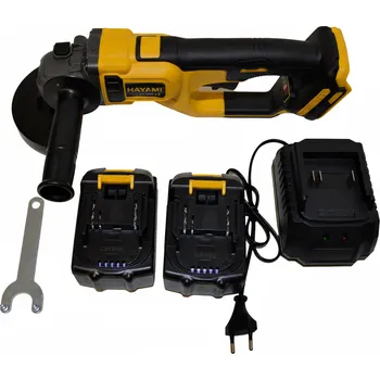 úhlová bruska Aku úhlová bruska Hayami 98V + 2 aku baterie, flexa