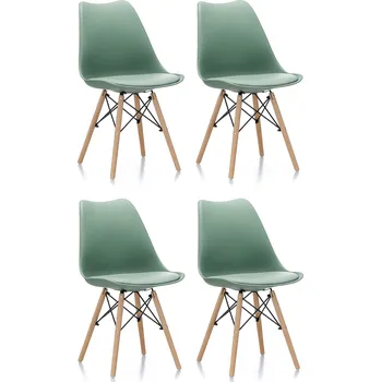 Nábytek Aga 4x Jídelní židle MR2035 Zelená