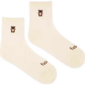 Dámské ponožky Tříčtvrteční ponožky Medvídek M (39-42)