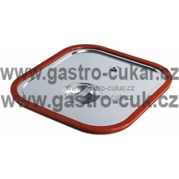 GN 1/1 (h=65 - 150mm) nerezová děrovaná OPTINOX GN provedení: víko se silikonem STANDARD