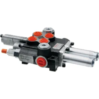 Příslušenství pro stavební techniku Badestnost Hydraulický rozvaděč 2/80 ovládaný lanovody, jedna sekce s plovoucí polohou