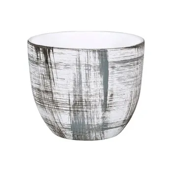 Obal na květináč Obal na květník PURKYNĚ GRID keramický matný d19x16cm