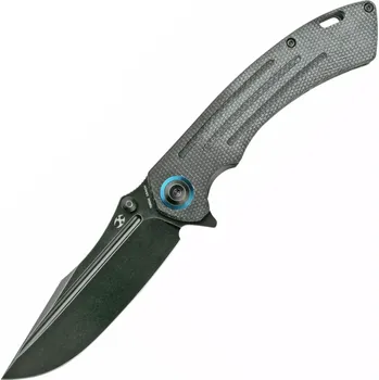 kapesní nůž Kansept Pretatout Černý TiCn Povlak 154CM Černá Micarta T1032A2