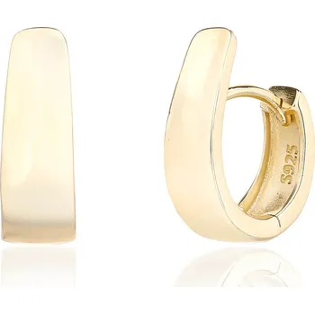 Náušnice Bealio BEALIO 13729 Stříbrné náušnice zlacené kroužky 03-13729-3879