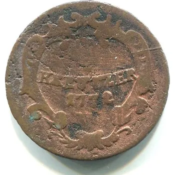 Josef II. 1/2 Kreuzer 1772.