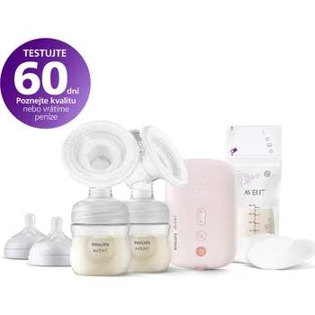 Philips AVENT Odsávačka mateřského mléka elektrická DUO SCF397/31+Dárek