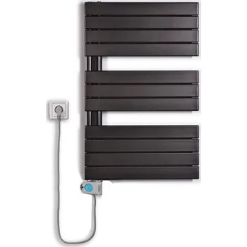 Thermal Trend DHR-EM 750 x 934 elektrický topný žebřík, 500W DHR-EM 750/934-500W antracit/černá Barva: Černá, Varianta: Levá