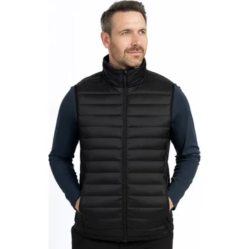 Pánská bunda LAMBESTE pánská vesta zimní (VM801) Barva: černá, Velikost: M