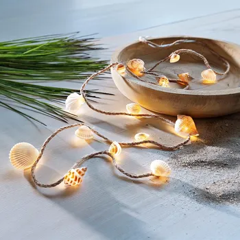 Světelný efekt Weltbild LED světelný řetěz Mušle, 130 cm 491530