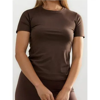 Sinsay - Sportovní tričko - tmavě hnědá - 279HB-89X - 279HB-89X-M