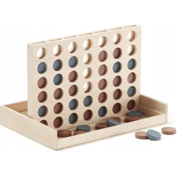 Dřevěná hračka Kid's Concept - Hra "Čtyři v řadě"