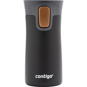Dóza na potraviny Contigo Termohrnek Pinnacle s bronzovým tlačítkem 300 ml, Matte Black