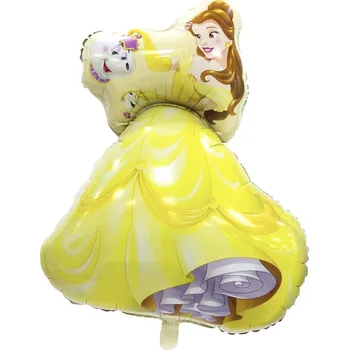 Balónek Fóliový balónek Kráska a Zvíře Bella, 90 cm