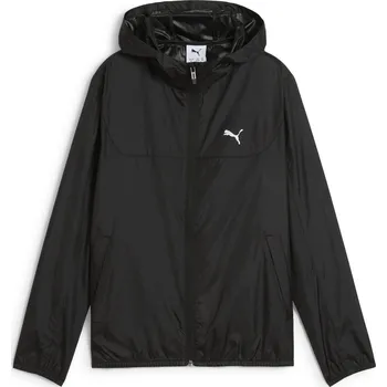 Fotbal PUMA Dětská větruodolná bunda PUMA Windbreaker 9 LET FIALOVÁ |ČERNÁ|ŠEDÁ