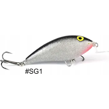 Umělá nástraha Wobler Siek Krąp ruční výroba SR 7cm 9g #SG1 handmade Štika Candát