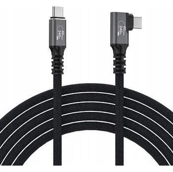 Datový kabel USB-C kabel Thunderbolt 4 4K/144Hz 40 Gb/s 240 W 2 m pro iPad Pro 13 11 M5