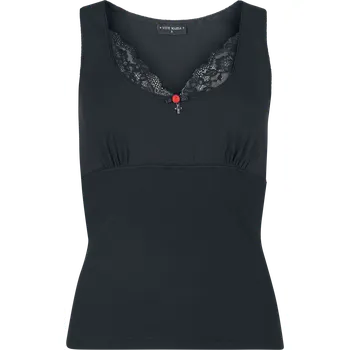 Top z Vive Maria - Coquette Top - Ženy - černá