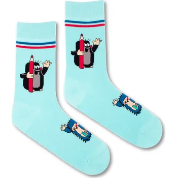 Dámské ponožky Ponožky Krtek s pastelkou L (43-46)