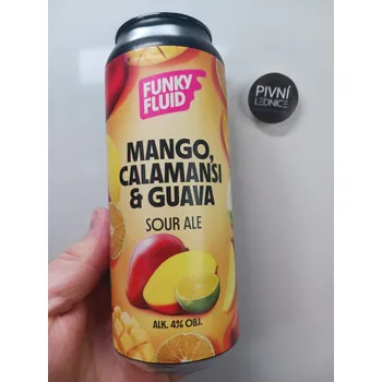 Pivo Funky Fluid Mango, Calamansi, Guava 10,5°/4% 0,5l
