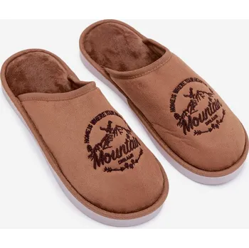 Sada pánského spodního prádla Pánské nazouváky Tiranne – camel Velikost: 42/43